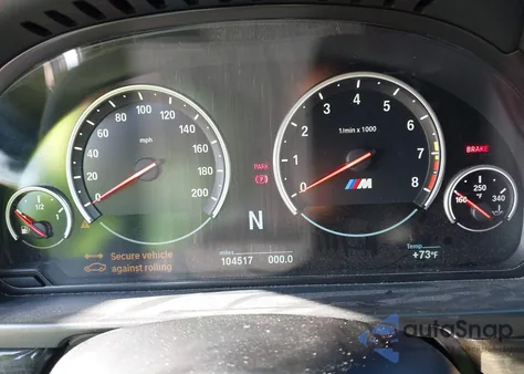 2014 BMW M5 from USA, damaged, VIN WBSFV9C54ED593281